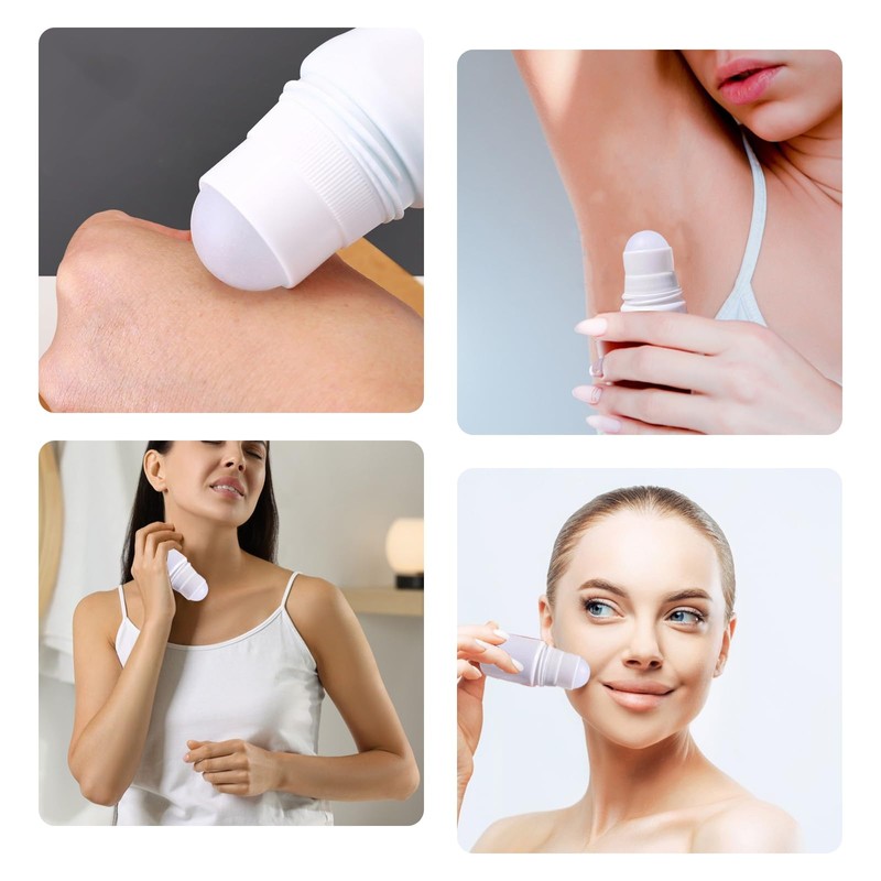 chenyu 10 Pezzi Deodorante Rollon Vuote 50 ml Roll On