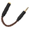 4.4mm Balanced Female to 3.5mm Stereo Male Adapter Cable Gold