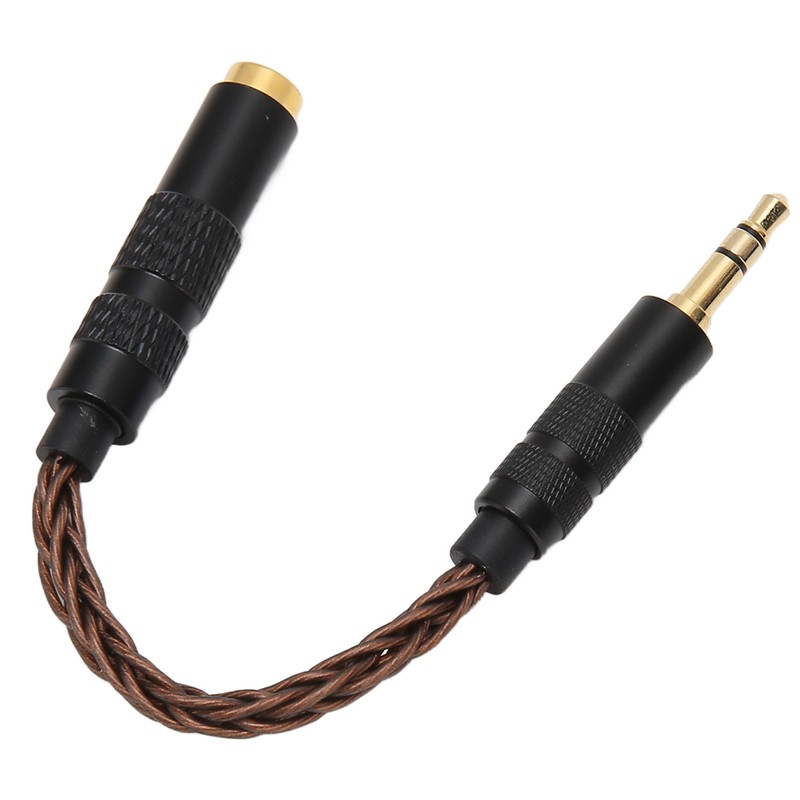 4.4mm Balanced Female to 3.5mm Stereo Male Adapter Cable Gold