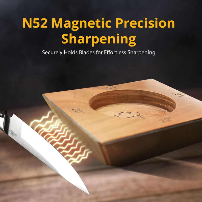 Cookerfy Rolling Knife Sharpener Roller - Diamond Roller Knife Sharpener