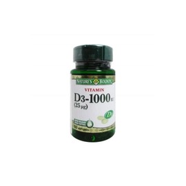 Nature's Bounty Vitamin D3 1000 IU Immune Health, 120 Softgels ( Pack of 1 )