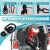 D Ring Tie Down Anchors, 6 Pcs Heavy Duty Steel