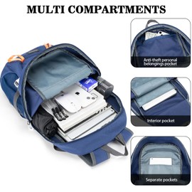 Hiking Backpack,Large 35L Travel Backpacks for Men Women,Water Resistant Ultra Lightweight Foldable Packable Camping Daypack for Outdoor Sports