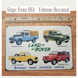 LAND ROVER Sign Metal Land Rover Sign Land Rover Art Land Rover Metal Sign Tin