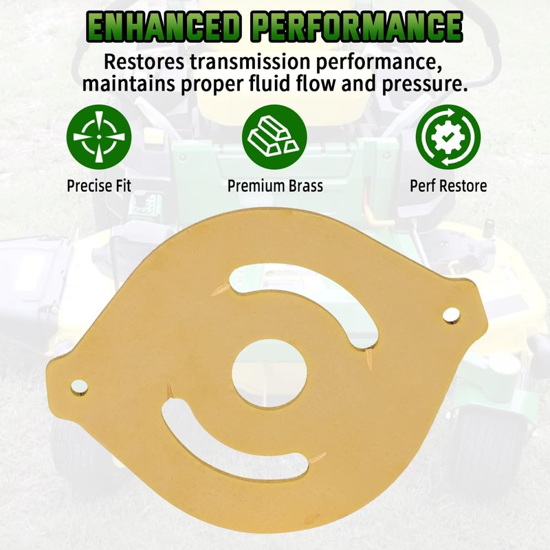 For DUP-10 DUP-13 Hydrostatic Transmission Brass Valve Plate - 1PC