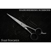 Hair Cutting Scissors, 6" Stainless Steel Razor Shears Professional Hairdressing