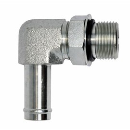 AF 4601-16-16 - #16 Male O-Ring Boss (1-5/16''-12 Threads) X 1 Hose Barb 90 Elbow