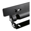 Porta Placa Negro Universal Doble Ajuste Posiciones Matricula Jdm