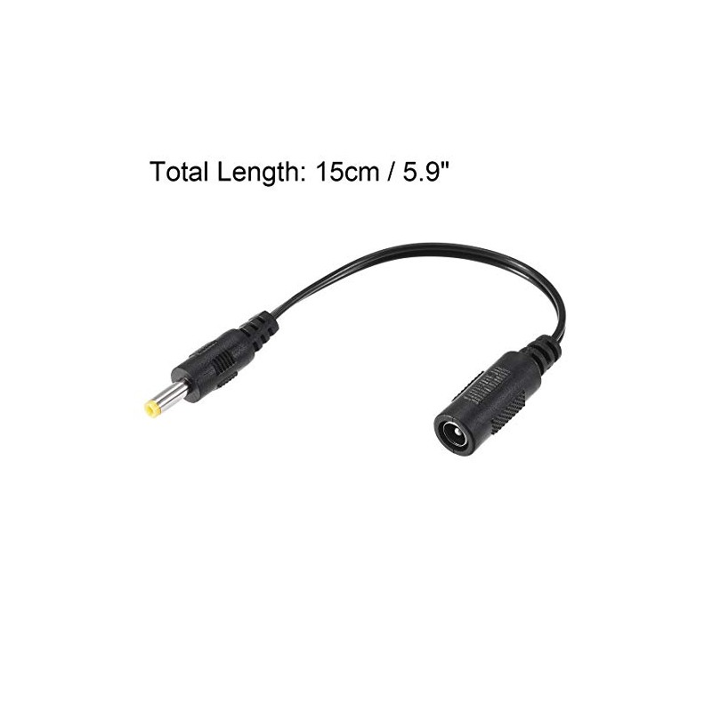sourcing map Adapter Connector Converter 5.5 x 2.1 mm to