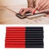 Cunyuer 10Pcs Carpenters Pencils, Red Blue 2 Core Hex 2