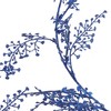 Christmas Concepts® 1.8m (6ft) Royal Blue Glitter Leaf Garland -
