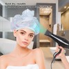 2PCS Net Plopping Cap Adjustable Multifunctional Reusable Net Plopping Bonnet