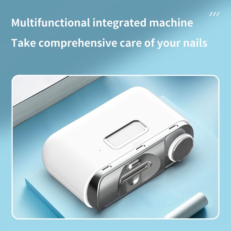 Electric Nail Clipper 2 in 1 Nail Clipper File Portable