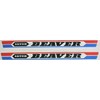 Satoh Beaver S370 Mitsubishi tractor mower reproduction hood decal pair