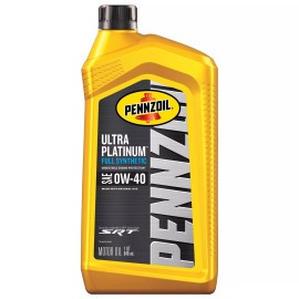 Pennzoil Ultra Platinum Full Synthetic 0W 40 Engine Oil 1 Quart Advanced Prot...