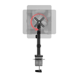 CTA Digital Articulating Desk Mount w/Clamp, Grommet and Cable Management