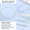 Suplight Figaro Chain Sterling Silver 20 inch Mens Solid Neck