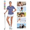 Tanst Sky Womens Golf Shirts, Loose Fit Short Sleeve Golf