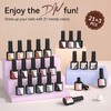 VANREESA 24 Pcs Gel Nail Polish Set-21 Colors Gel Nail