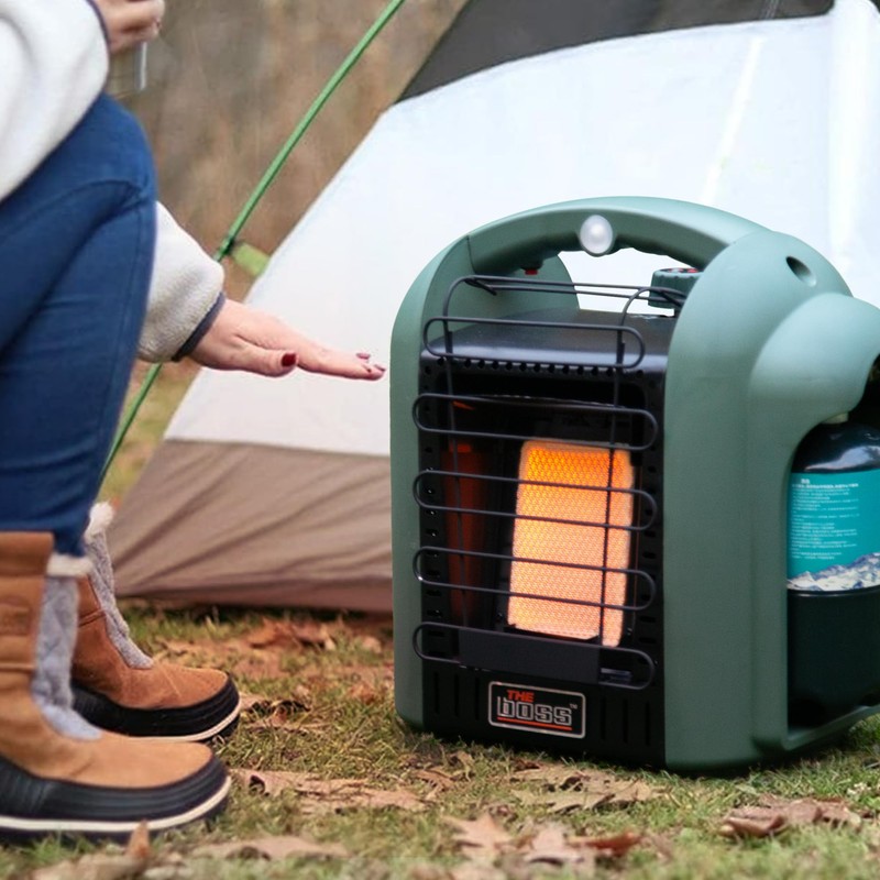 THE BOSS 6,000 BTU Propane Heater Indoor Outdoor Portable Heater