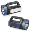 E-SHIDAI Solar Flashlight，Solar Powered Flashlight for Multi Function 8000 Lumens