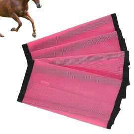 Horse Boots Set of 4, Reusable Fly Boots for Horses, Horse Boots, Fly Leggings for Horses, Breathable Design Reduces Leg Fatigue, Ensures Comfort