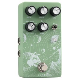 ALABS NOVADRIFT - Pedal de guitarra modulación | 9 en 1 efectos multimod rotatorios, coro, flanger, trémolo | expresión integrada, estéreo verdadero, analógico seco, tempo de toque, bypass/búfer