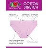 Fruit of the Loom Women's 6 Pack Cotton Stretch Bikini