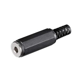 Goobay 11059 Jack - 3.5 mm - stereo - plastic version with cable protector