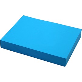 Hawksbill Bright Blue Paper 80 GSM A4 – 100 Sheet Pack of Premium Paper for Copier Use Printing at Office & Home