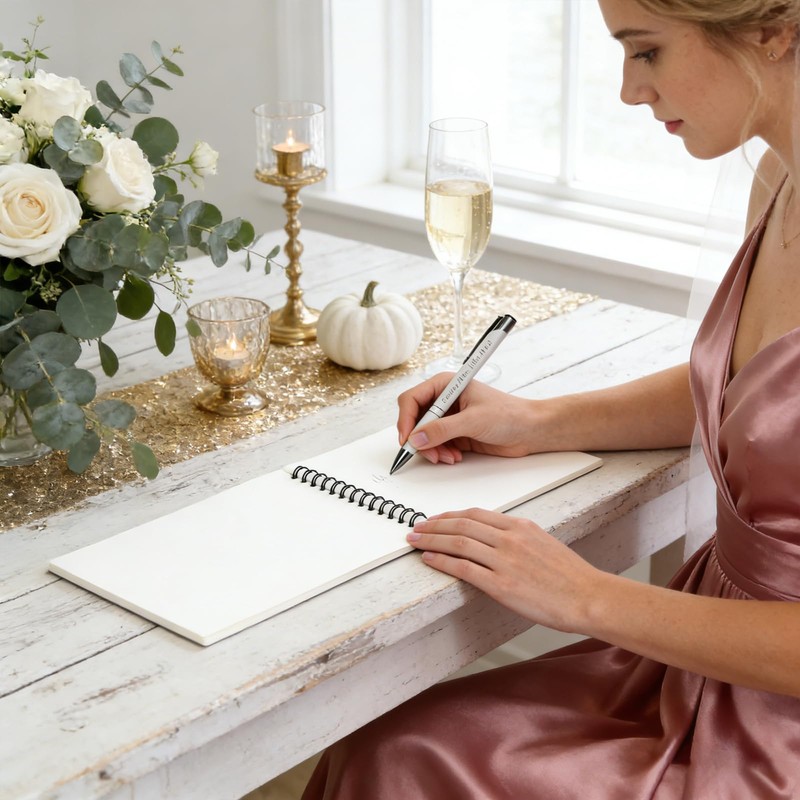 Hen Party Accessories Guest Book & Pen Set, Hen Do