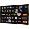 FAELNK Velcro Board Patches Velcro 108 x 70 cm Velcro