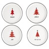 Santa Barbara Design Studio TableSugar Holiday Appetizer Plates, Set of
