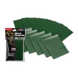 BCW Deck Guard (50 Count), Matte Green