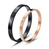 Wolentty Couples His and Hers Distance Bracelets Stainless Steel Love