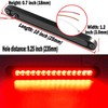 2 Pack 10" 15 LED Trailer Identification Light 9 to