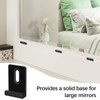 6Pcs Metal Mirror Clips for Wall Mounting, Mirror Holder Clips