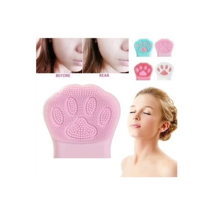 bicaoyuan Docena D Exfoliador Facial De Silicona De Patita Gato