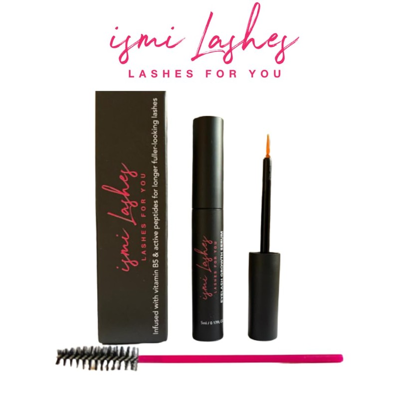 ismi Lashes Eyelash Growth Serum Infused with vitamin B5 &