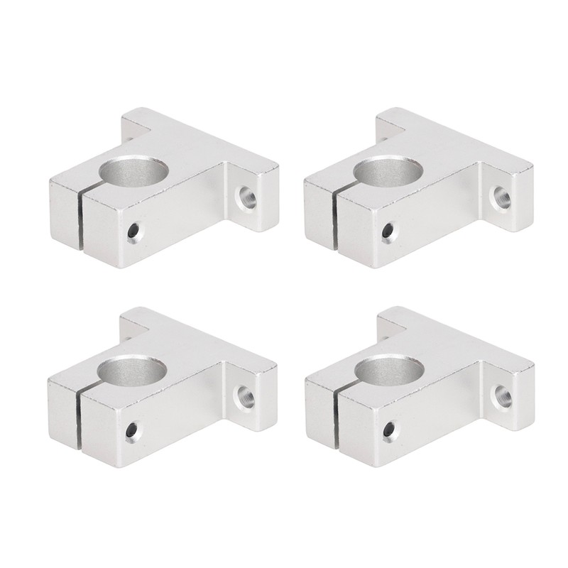 4 Pcs Rail Guide Support Aliminum Alloy Linear Motion Bracket