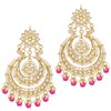 Aheli Bollywood Ethnic Chandbali Style Big Earrings Maang Tikka Set