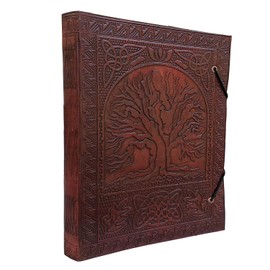 Large Tree of Life Leather Journal Bound Leather Journal Leather Journal to Write in Leather Journal Embosses Leather journals Fantasy Leather journals notebooks Leather journals for Men & Women