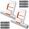 Mini Foldable Desktop Mop, 8-Piece Cleaning Supplies Set for Small