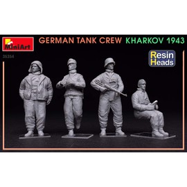 Miniart MIN35354 1:35-German Tank Crew, Kharkov (Resin Heads)