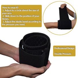 YAVOUN Bicep Tendonitis Brace Support-Adjustable, Tricep Tendonitis Brace