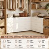 Aheaplus 21.7" Closet Drawers, Wood Closet Organizers and Storage with