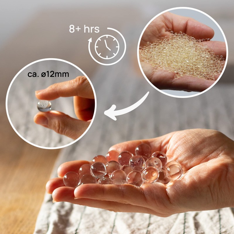 comforder Transparent Water Beads - Decorative Water Beads for Plants