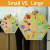 Medikaison Original Marble Game Wahoo Board Game Double Sided Painted