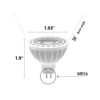 wei's-l.e.d 8W MR16 GU5.3 Led Bulbs, High Power, 800 Lumens,