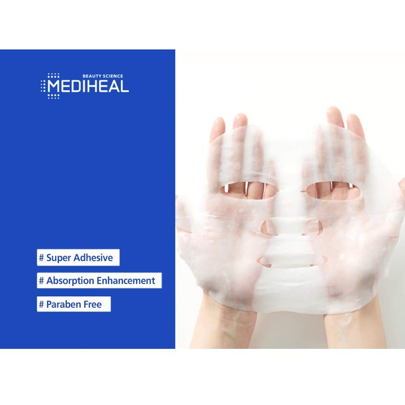 MEDIHEAL PLACENTA REVITAL MASK Face Mask, Pack of 10